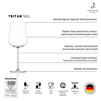 (一對價)633cc【德國Zwiesel Glas婚禮對杯】Journey Tritan水晶波爾多紅酒對杯