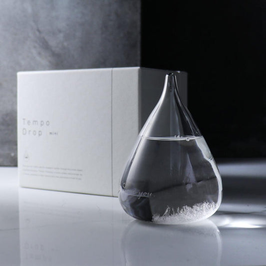 【Tempo Drop天氣球】Mini版 11cm天氣瓶刻字訂做 航海士遇見美麗的氣候瓶 - MSA玻璃雕刻