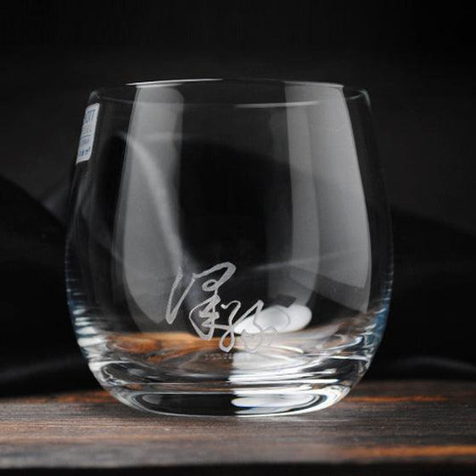 330cc【可刻字的威士忌酒杯】(2個書法字)德國蔡司Schott Zwiesel水晶威士忌杯 - MSA玻璃雕刻