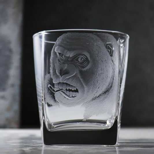 295cc【猩猩】金剛威士忌杯 - MSA玻璃雕刻